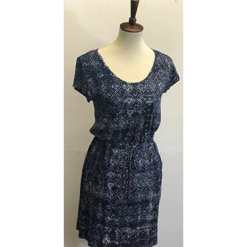 Lucky Brand Womens Tile Print Drawstring Dress xs - Picture 12 of 12